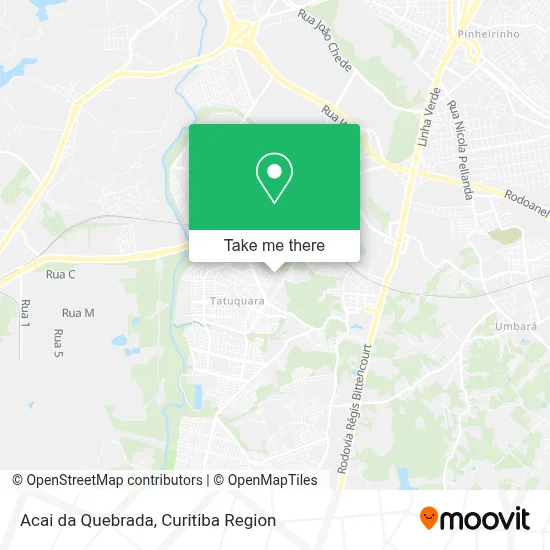 Acai da Quebrada map