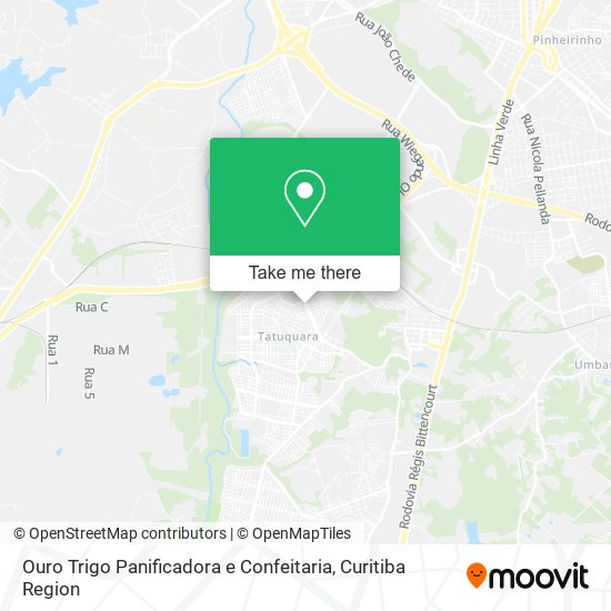 Ouro Trigo Panificadora e Confeitaria map