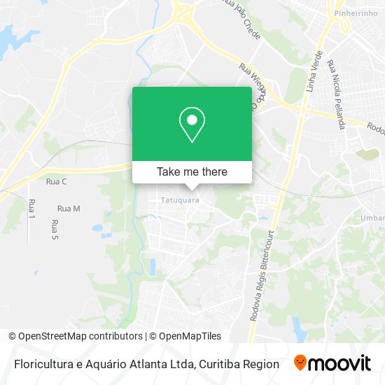 Floricultura e Aquário Atlanta Ltda map