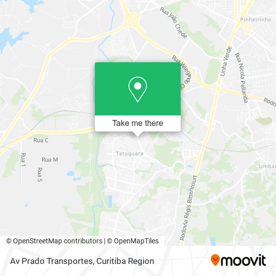 Av Prado Transportes map