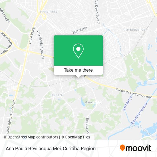 Ana Paula Bevilacqua Mei map