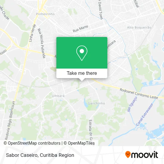 Sabor Caseiro map