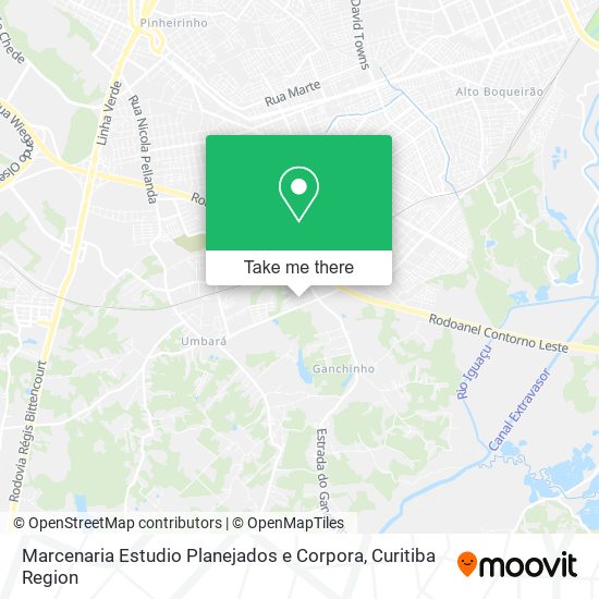 Marcenaria Estudio Planejados e Corpora map