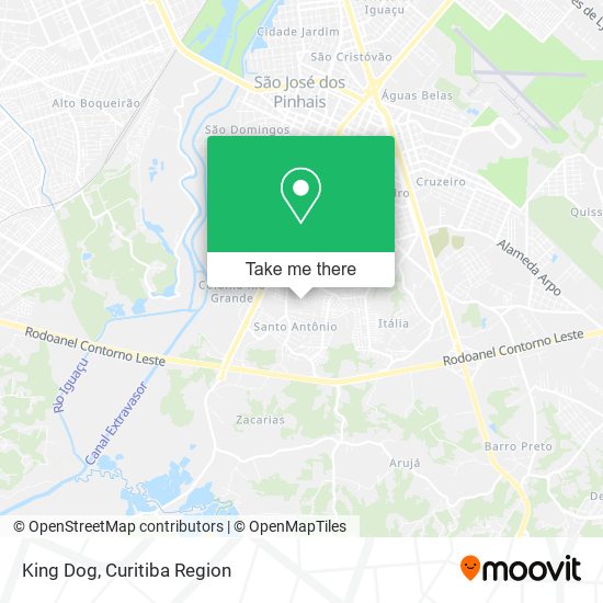 King Dog map