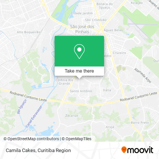 Camila Cakes map