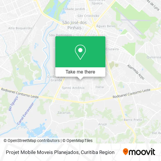 Projet Mobile Moveis Planejados map