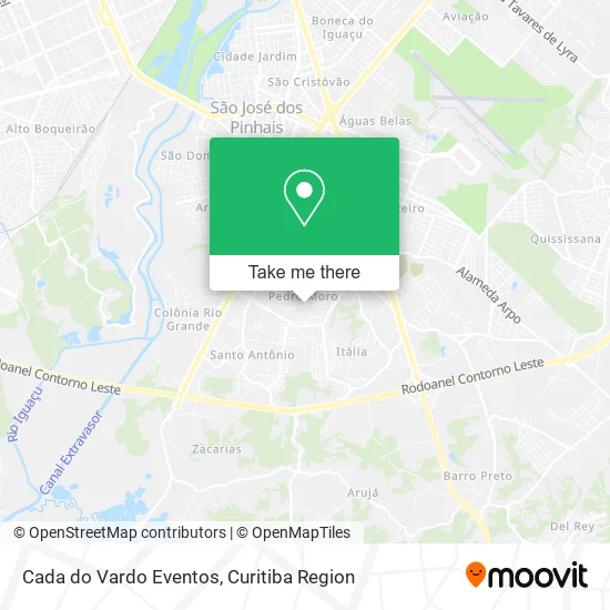 Cada do Vardo Eventos map