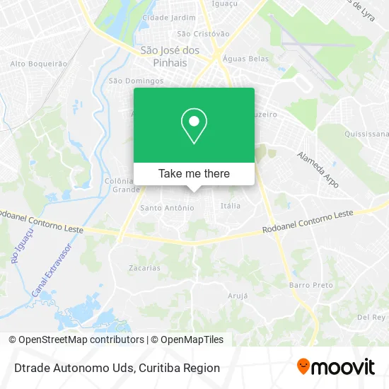 Dtrade Autonomo Uds map