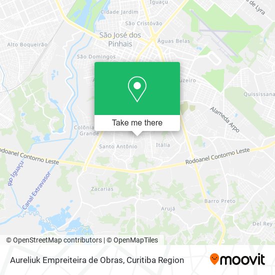Aureliuk Empreiteira de Obras map
