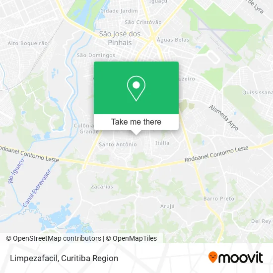 Limpezafacil map