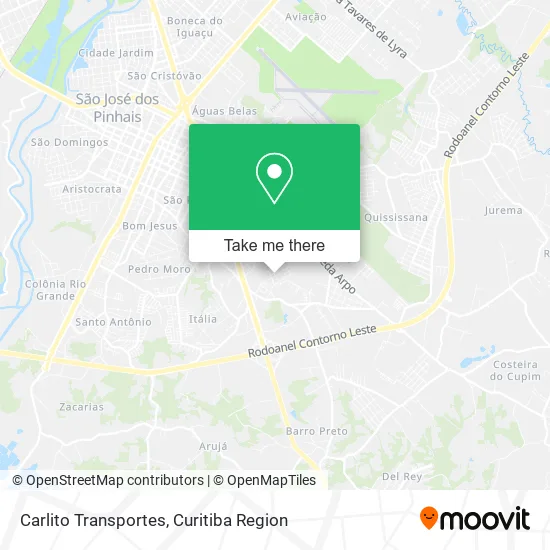 Carlito Transportes map