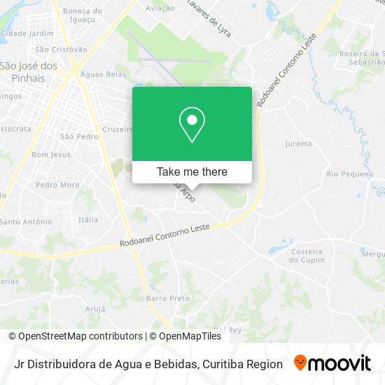 Jr Distribuidora de Agua e Bebidas map