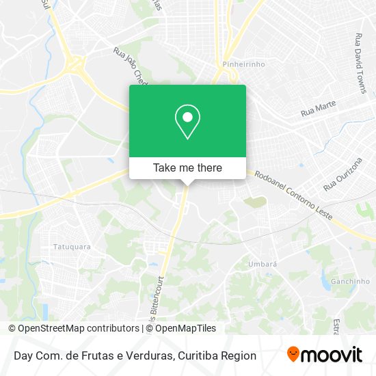 Day Com. de Frutas e Verduras map