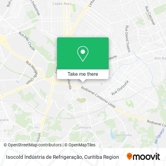 Isocold Indústria de Refrigeração map