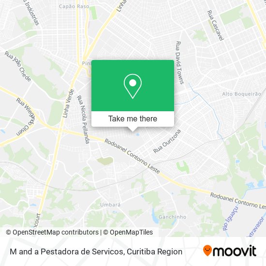 Mapa M and a Pestadora de Servicos