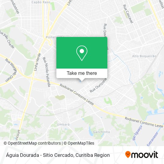 Águia Dourada - Sítio Cercado map