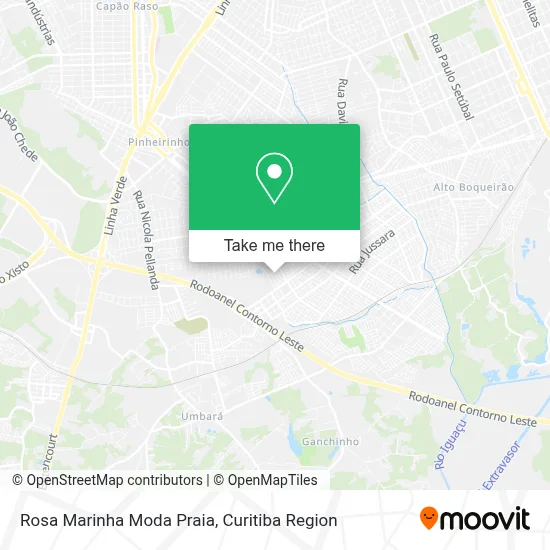 Rosa Marinha Moda Praia map