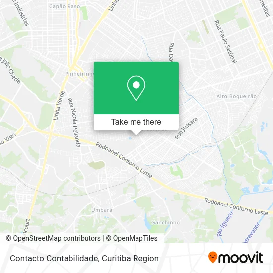 Contacto Contabilidade map
