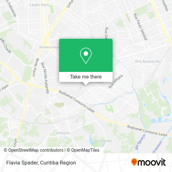 Flavia Spader map