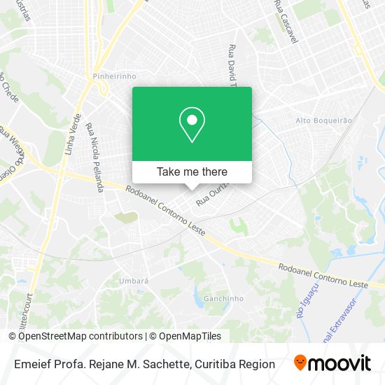Emeief Profa. Rejane M. Sachette map