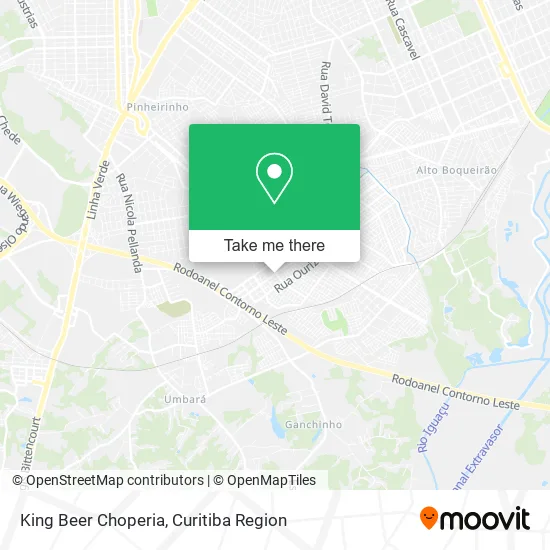 King Beer Choperia map
