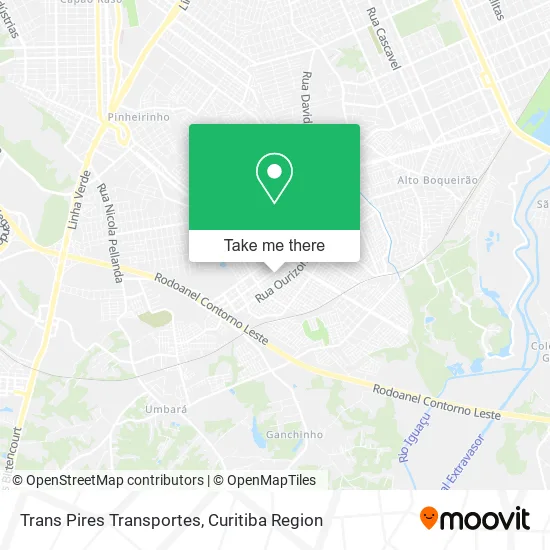 Trans Pires Transportes map