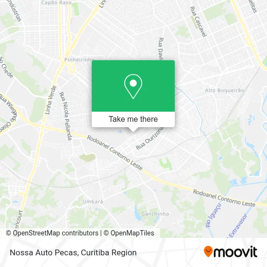 Nossa Auto Pecas map