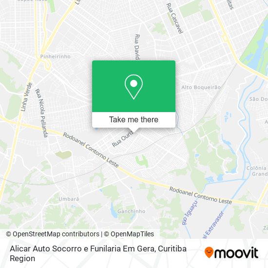 Alicar Auto Socorro e Funilaria Em Gera map