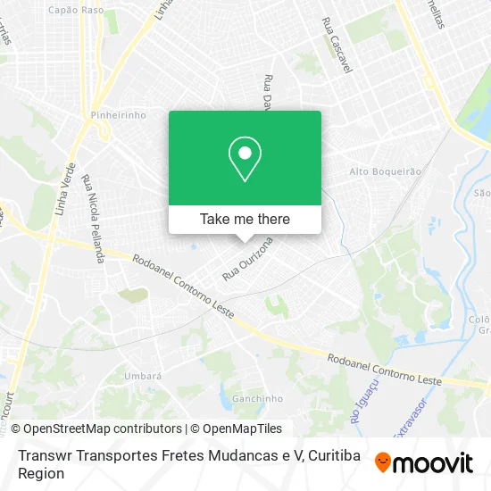 Transwr Transportes Fretes Mudancas e V map