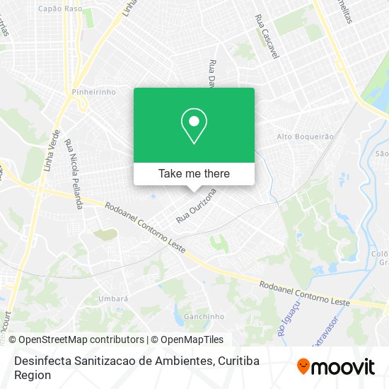 Desinfecta Sanitizacao de Ambientes map