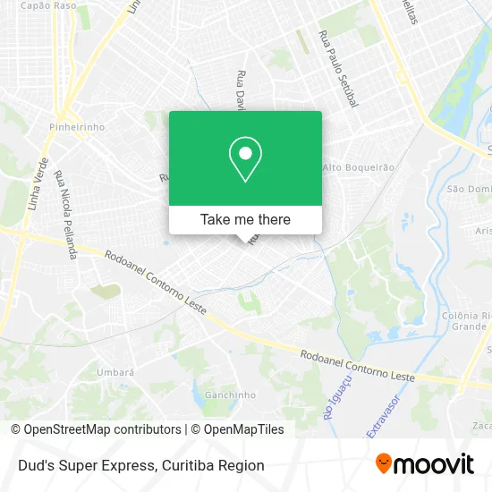 Dud's Super Express map