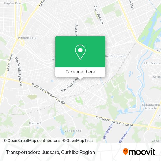 Mapa Transportadora Jussara