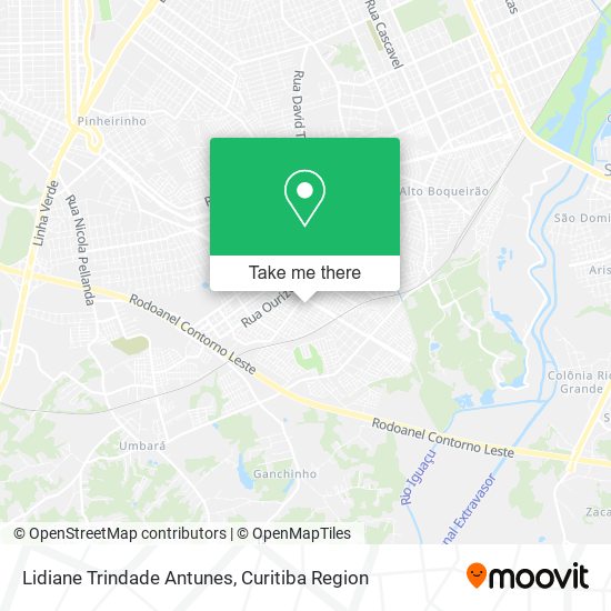 Lidiane Trindade Antunes map