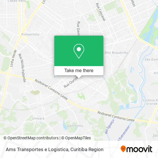 Ams Transportes e Logistica map