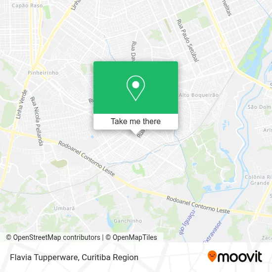 Flavia Tupperware map