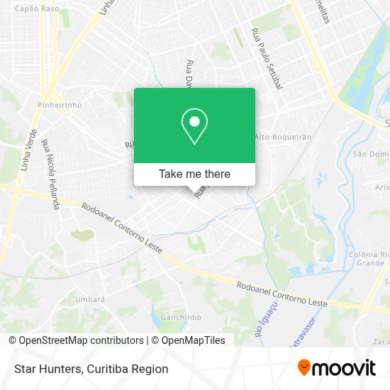 Star Hunters map