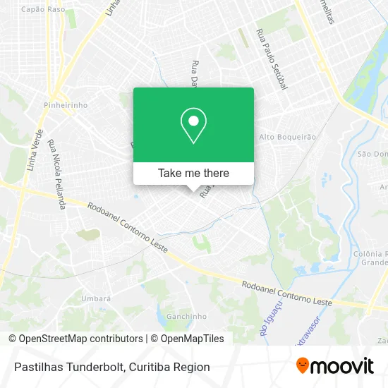 Pastilhas Tunderbolt map
