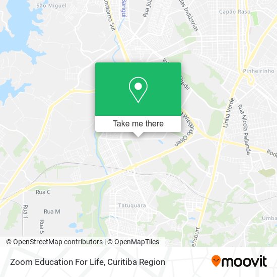 Zoom Education For Life map