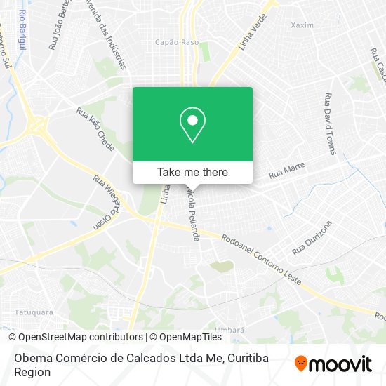 Obema Comércio de Calcados Ltda Me map