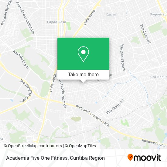 Academia Five One Fitness map