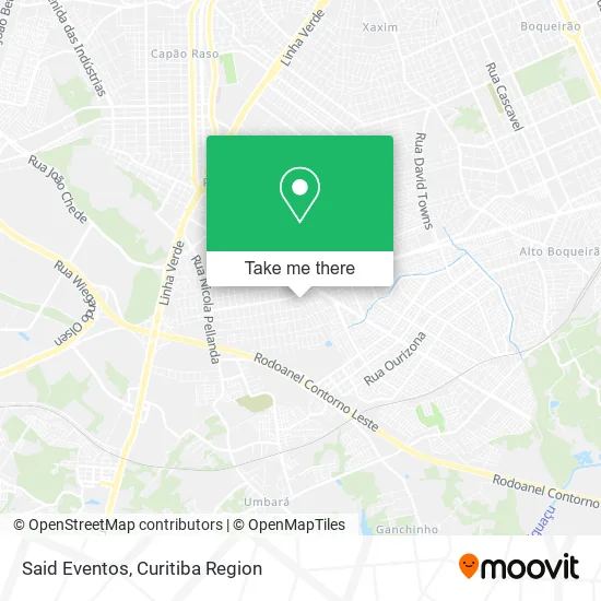 Said Eventos map