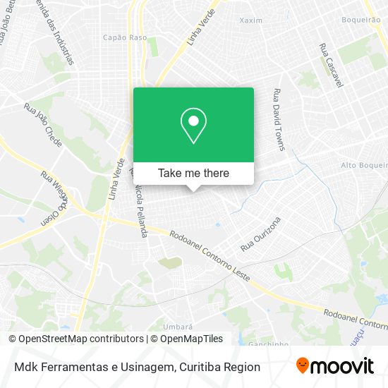 Mdk Ferramentas e Usinagem map