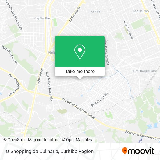 O Shopping da Culinária map