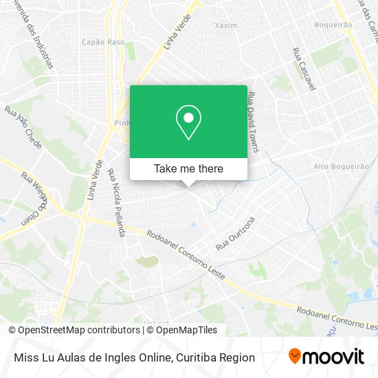 Mapa Miss Lu Aulas de Ingles Online