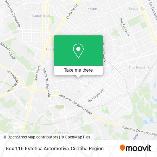 Box 116 Estetica Automotiva map