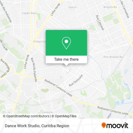 Dance Work Studio map