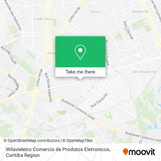 Wilavieletro Comercio de Produtos Eletronicos map