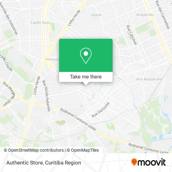 Authentic Store map
