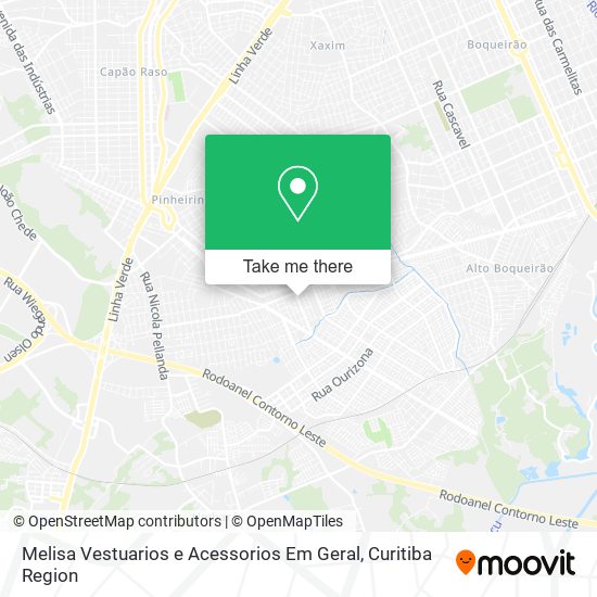 Melisa Vestuarios e Acessorios Em Geral map