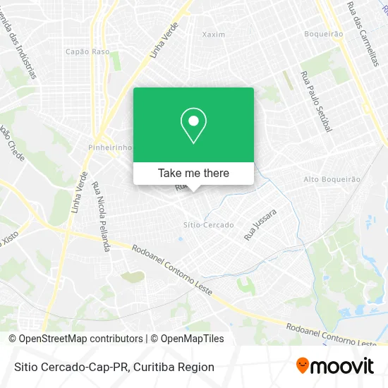 Sitio Cercado-Cap-PR map